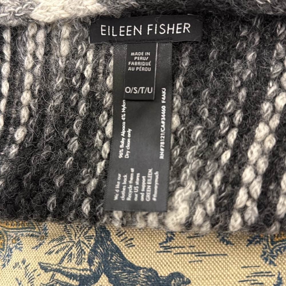 Peruvian Alpaca Loop Infinity Wrap Scarf Eileen F… - image 3